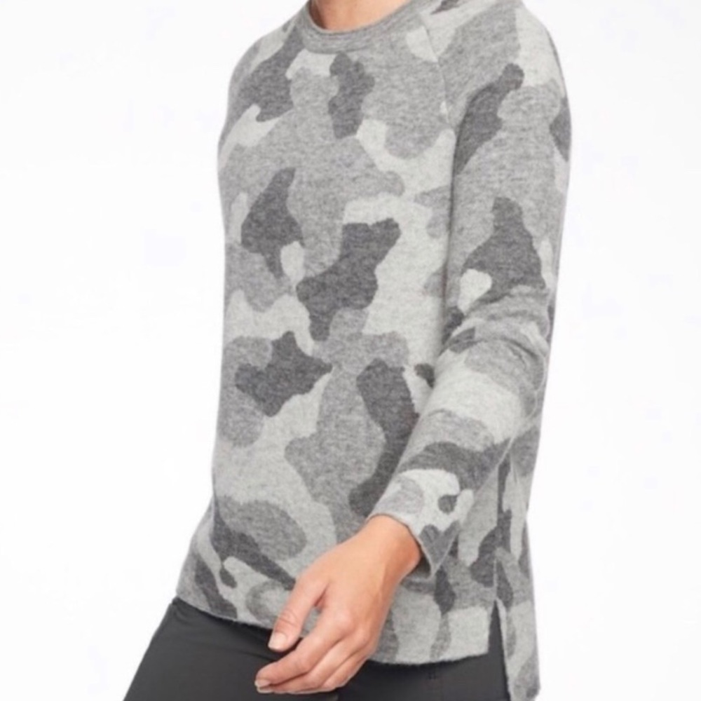 Athleta Under Cover Camo Sweater